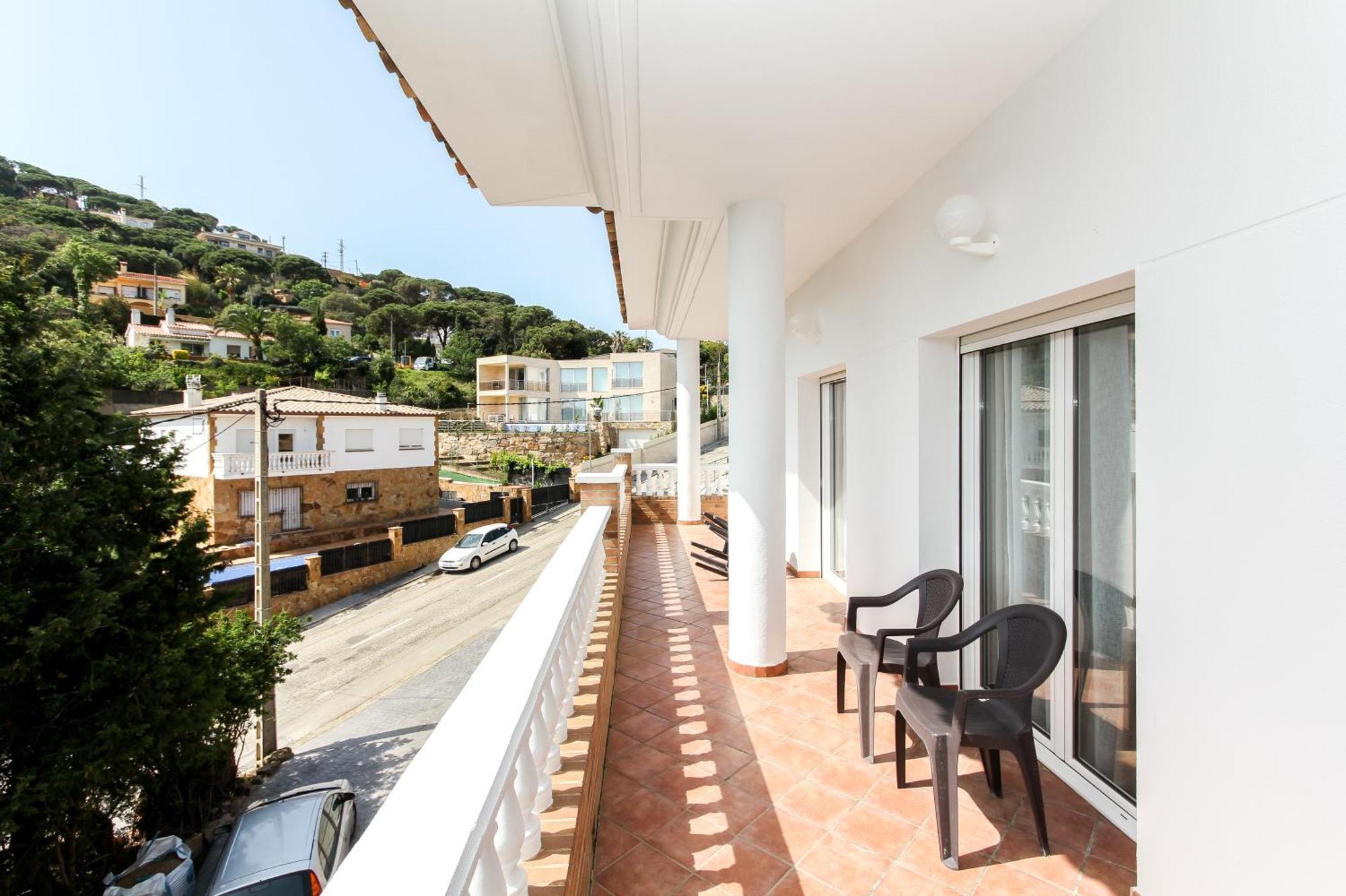 Villa Serena Lloret de Mar Bagian luar foto